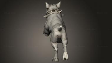 Animal figurines (Way to Glory Blood and Sand Heraklion perro, STKJ_5500) 3D models for cnc