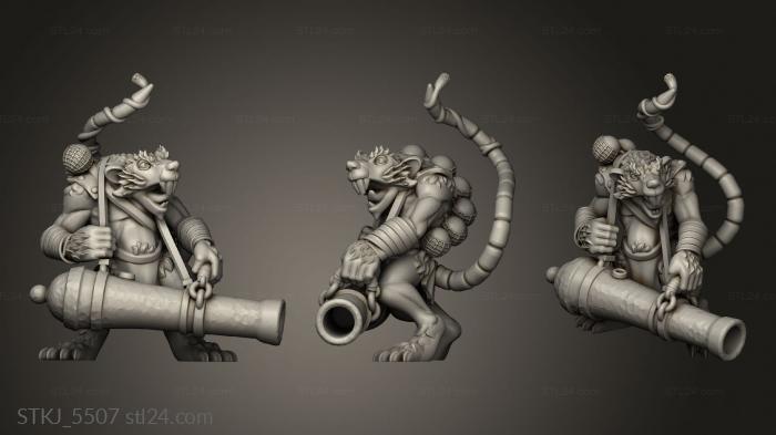 Animal figurines (Westfalia Guardians The Shire Guardian Ratman, STKJ_5507) 3D models for cnc