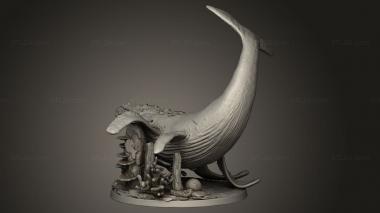 Animal figurines (Whale Spirit, STKJ_5508) 3D models for cnc