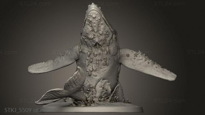 Animal figurines (Whale Spirit, STKJ_5509) 3D models for cnc