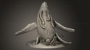 Animal figurines (Whale Spirit, STKJ_5509) 3D models for cnc