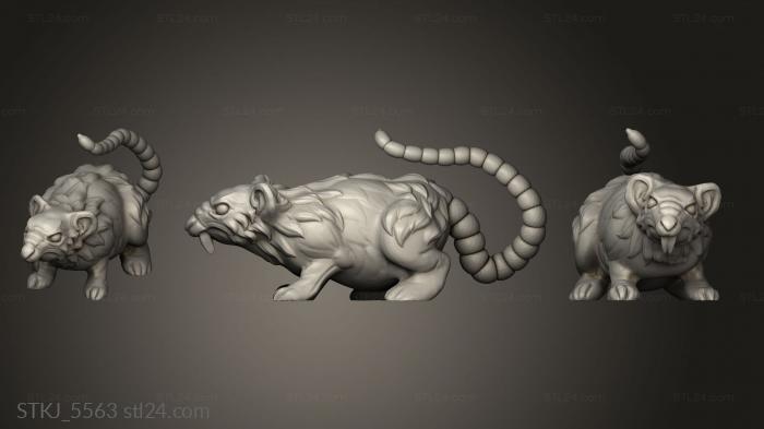 Animal figurines (womparats, STKJ_5563) 3D models for cnc