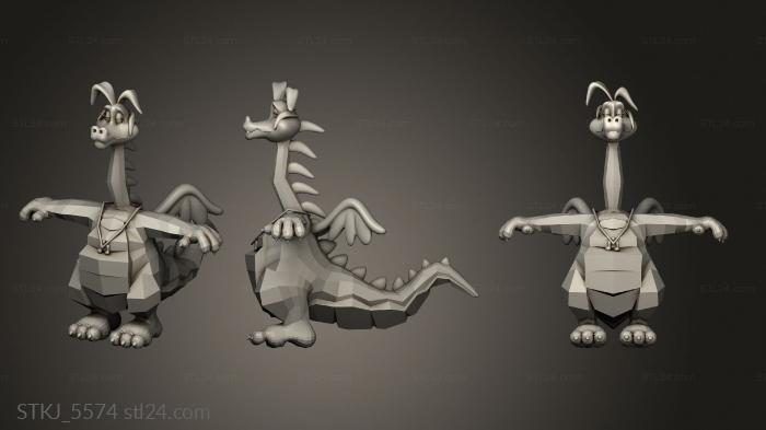Animal figurines (Zak and Wheezie blockwork, STKJ_5574) 3D models for cnc