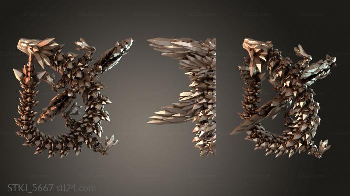 Animal figurines (STKJ_5667) 3D models for cnc