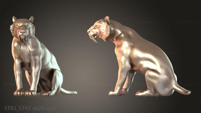 Animal figurines (STKJ_5743) 3D models for cnc