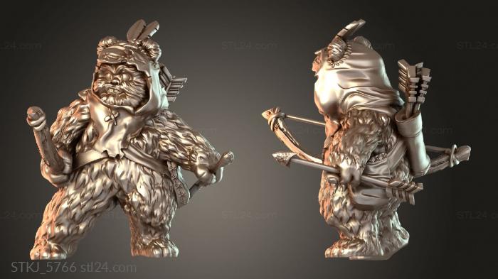 Animal figurines (STKJ_5766) 3D models for cnc