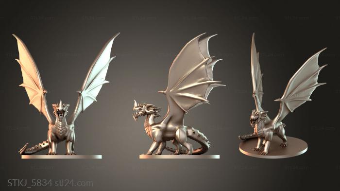 Animal figurines (STKJ_5834) 3D models for cnc