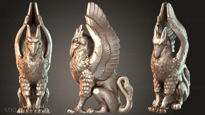 Animal figurines (STKJ_5860) 3D models for cnc