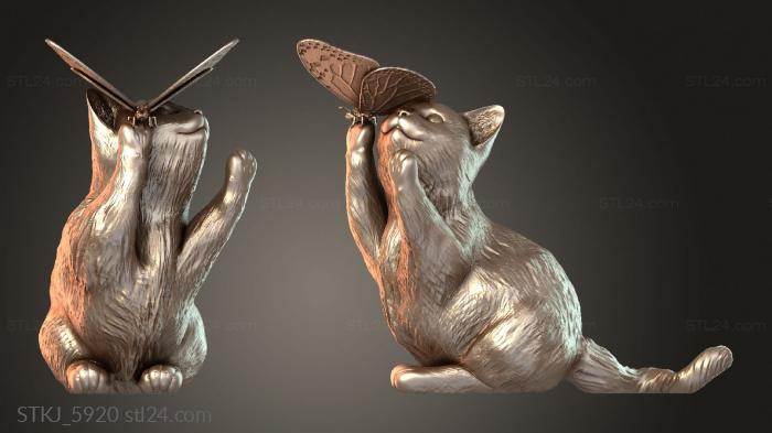 Animal figurines (STKJ_5920) 3D models for cnc