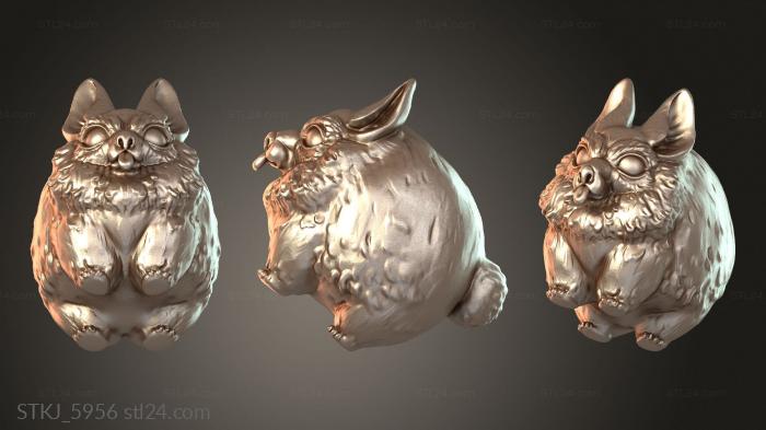Animal figurines (STKJ_5956) 3D models for cnc