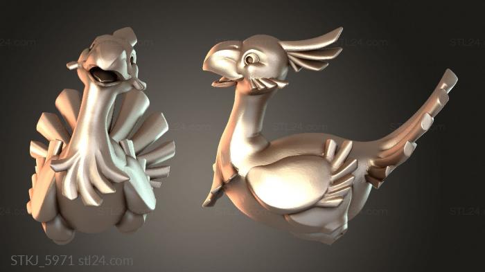 Animal figurines (STKJ_5971) 3D models for cnc