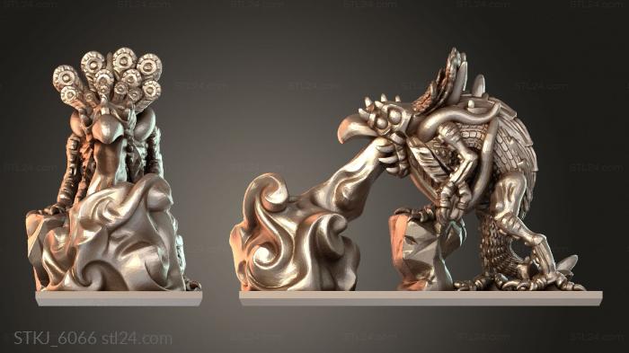 Animal figurines (STKJ_6066) 3D models for cnc