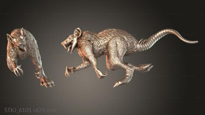 Animal figurines (STKJ_6101) 3D models for cnc