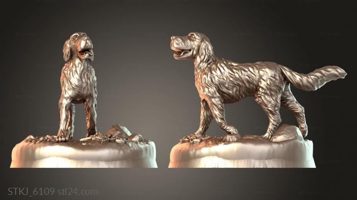 Animal figurines (STKJ_6109) 3D models for cnc