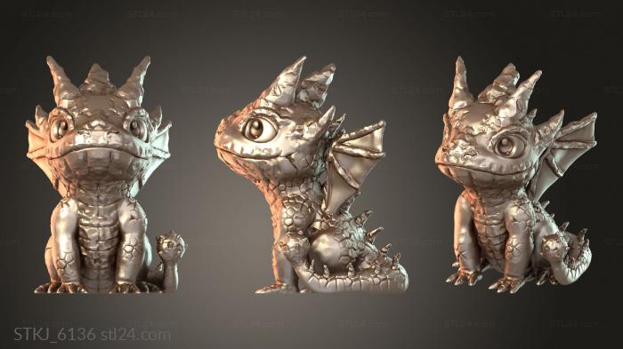 Animal figurines (STKJ_6136) 3D models for cnc