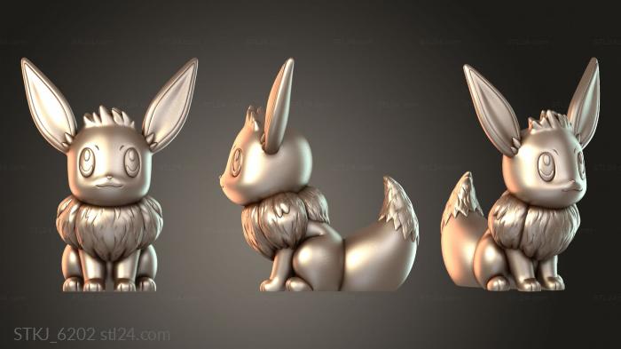 Animal figurines (STKJ_6202) 3D models for cnc