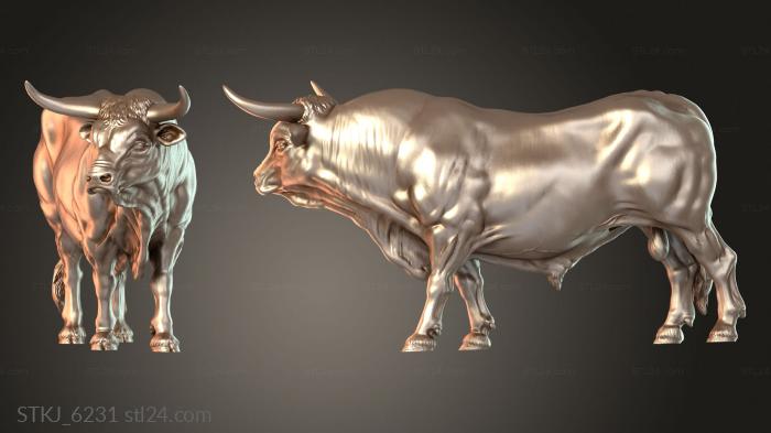 Animal figurines (STKJ_6231) 3D models for cnc