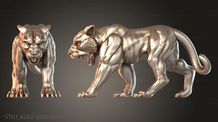 Animal figurines (STKJ_6262) 3D models for cnc