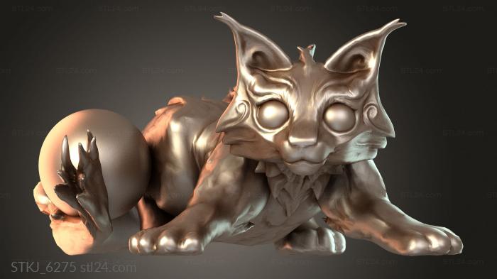 Animal figurines (STKJ_6275) 3D models for cnc