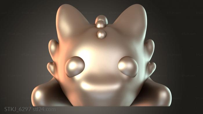 Animal figurines (STKJ_6297) 3D models for cnc