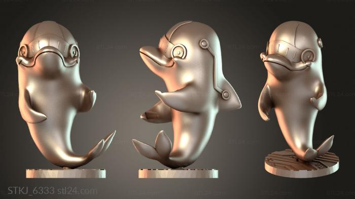 Animal figurines (STKJ_6333) 3D models for cnc