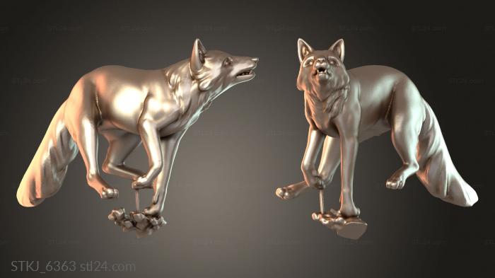 Animal figurines (STKJ_6363) 3D models for cnc