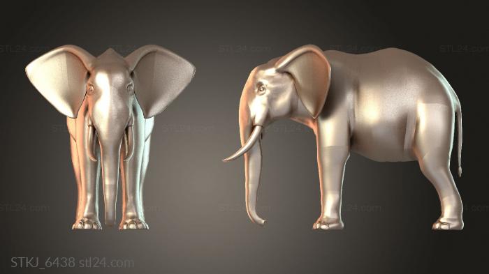 Animal figurines (STKJ_6438) 3D models for cnc
