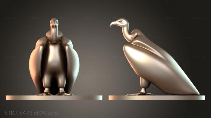 Animal figurines (STKJ_6479) 3D models for cnc