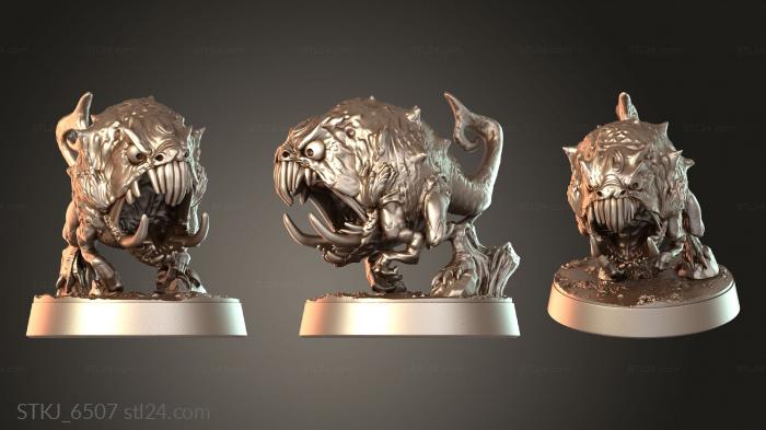 Animal figurines (STKJ_6507) 3D models for cnc
