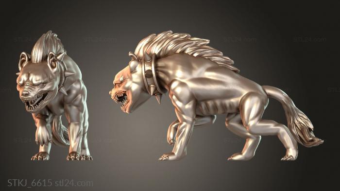 Animal figurines (STKJ_6615) 3D models for cnc