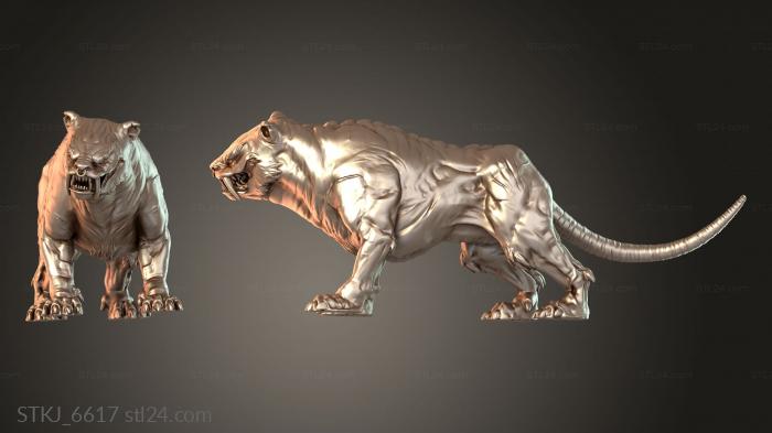 Animal figurines (STKJ_6617) 3D models for cnc
