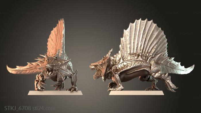 Animal figurines (STKJ_6708) 3D models for cnc