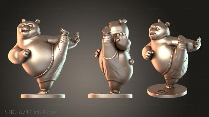Animal figurines (STKJ_6711) 3D models for cnc