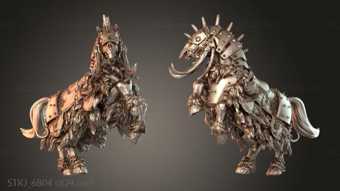 Animal figurines (STKJ_6804) 3D models for cnc