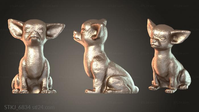 Animal figurines (STKJ_6834) 3D models for cnc