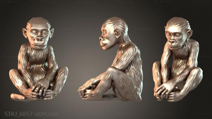 Animal figurines (STKJ_6857) 3D models for cnc