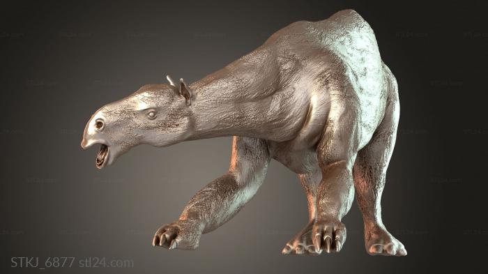 Animal figurines (STKJ_6877) 3D models for cnc