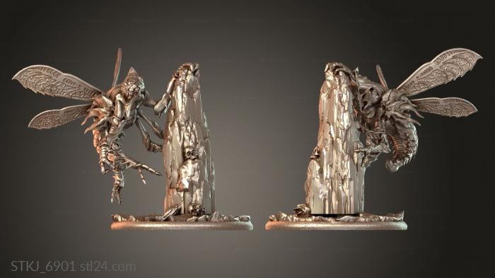 Animal figurines (STKJ_6901) 3D models for cnc