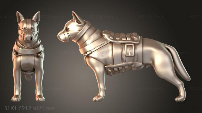 Animal figurines (STKJ_6912) 3D models for cnc