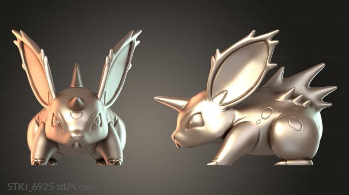 Animal figurines (STKJ_6925) 3D models for cnc