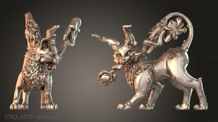 Animal figurines (STKJ_6939) 3D models for cnc