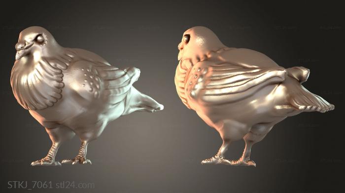 Animal figurines (STKJ_7061) 3D models for cnc