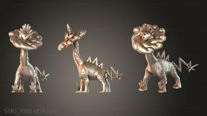 Animal figurines (STKJ_7088) 3D models for cnc
