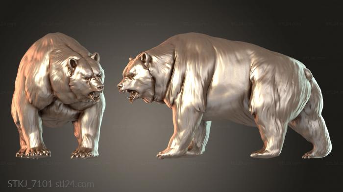 Animal figurines (STKJ_7101) 3D models for cnc