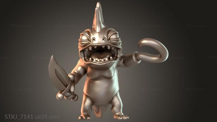 Animal figurines (STKJ_7141) 3D models for cnc