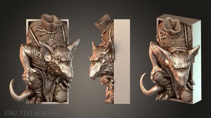 Animal figurines (STKJ_7152) 3D models for cnc