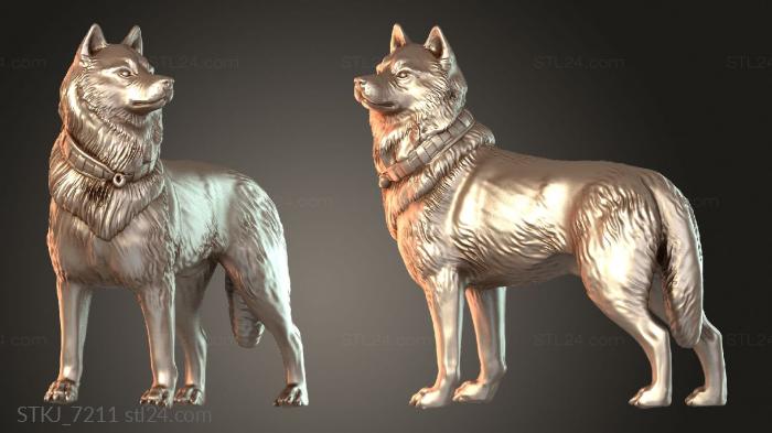 Animal figurines (STKJ_7211) 3D models for cnc