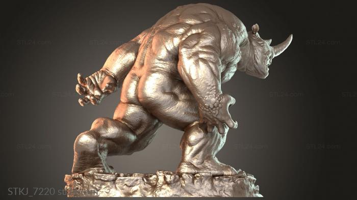 Animal figurines (STKJ_7220) 3D models for cnc