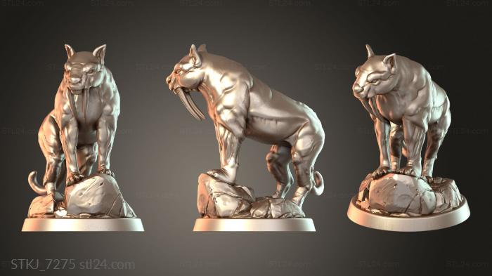 Animal figurines (STKJ_7275) 3D models for cnc