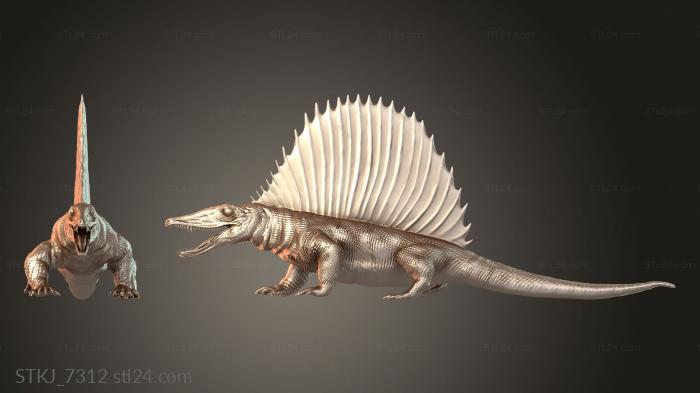 Animal figurines (STKJ_7312) 3D models for cnc